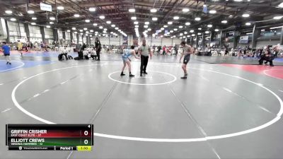 115 lbs Rd# 9- 2:15pm Saturday Final Pool - Elliott Crews, Virginia Hammers vs Griffin Crisher, East Coast Elite