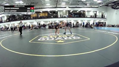 165 Freshman/Soph 5th Place Match - Paden Gordinier, Adrian vs Issac Leppert, Mount St Joseph