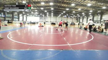 230 lbs Rr Rnd 1 - Grayson Tyrer, NC Gold - MS vs Tammy Williamson, Quest School Of Wrestling MS - MS