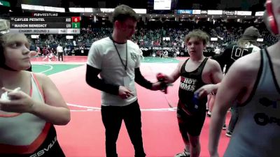 140 lbs Champ. Round 2 - Summit Hively, WVL3 vs Eli Phillips, PWCA