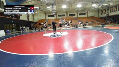 131 lbs 5th Place Match - Esther Vakulchik, Lassen College vs Danny Hurtado, San Joaquin Delta
