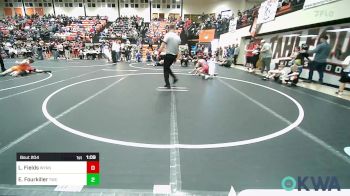 84 lbs Quarterfinal - Landon Fields, Wyandotte Youth Wrestling vs Emmit Fourkiller, Tahlequah Wrestling Club