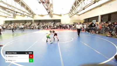 55-T lbs Quarterfinal - Bryce Mason, Buena Braves vs Konnor King, Audubon