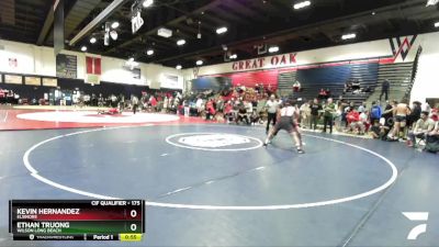 175 lbs Cons. Round 4 - Ethan Truong, Wilson Long Beach vs Kevin Hernandez, Elsinore