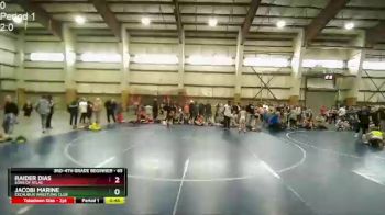 65 lbs Cons. Semi - Jacobi Marine, Excalibur Wrestling Club vs Raider Dias, Sons Of Atlas