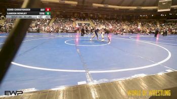 92 lbs Consi Of 16 #1 - Cord Christensen, Scots Wrestling Club vs Landon Rowley, Topeka Blue Thunder
