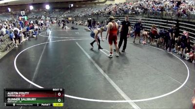 160 lbs Finals (8 Team) - Gunner Salsbury, Kentucky vs Austin Fouty, Indiana Blue