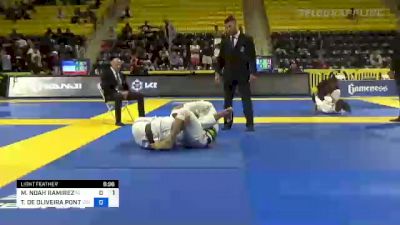 MOURECE NOAH RAMIREZ vs THALYS DE OLIVEIRA PONTES 2022 World Jiu-Jitsu IBJJF Championship
