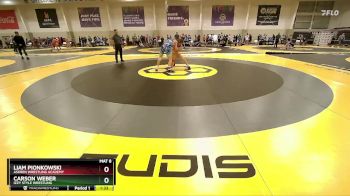 145 lbs Semifinal - Liam Pionkowski, Askren Wrestling Academy vs Carson Weber, Izzy Style Wrestling