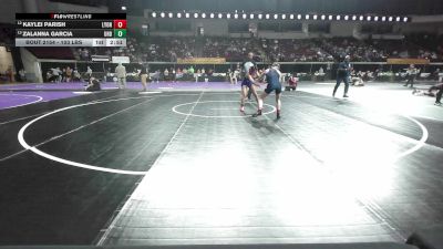 103 lbs Consi Of 8 #1 - Kaylei Parish, Lyon (W) vs Zalanna Garcia, Houston - Downtown (W)