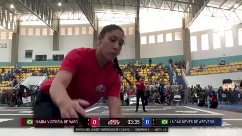 Maria Victoria De Vargas Falcão vs Lucas Neves De Azevedo 2025 ADCC Brazilian Nationals