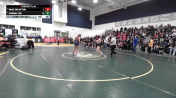 115 lbs Cons. Round 1 - Jianna Lee, La Canada vs Mae Maaytah, Yorba Linda