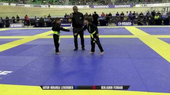 Benjamin Ferrari vs Artur Miranda Lengruber 2026 IBJJF Sul-Americano Criancas