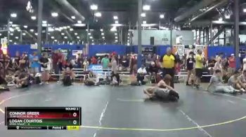 120 lbs Round 2 (6 Team) - Logan Courtois, Steel Valley vs Connor Greer, Team Gotcha Blue