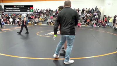 100 lbs Cons. Round 1 - Griffin Stafford, Hawkeye Wrestling Academy vs Andrew Collins, DC Elite