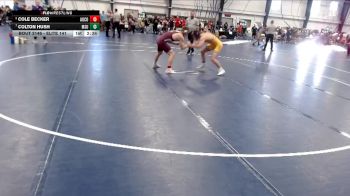 Elite 141 lbs Quarterfinal - Colton Hush, Minnesota State vs Cole Becker, Augsburg College