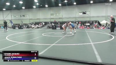 105 lbs Semis & 3rd Wb (16 Team) - Eyvori Jacquez, Colorado vs Amaya Rubalcado, Texas Blue