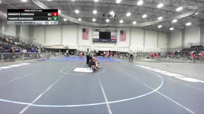 285 lbs Cons. Round 2 - Ernesto Cordova, Nassau Community College vs Yaman Shehadeh, NYU