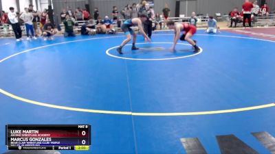 157 lbs 2nd Place Match - Luke Martin, Ascend Wrestling Academy vs Marcus Gonzales, Bear Claw Wrestling Club- Maple Valley Jr Wrestling