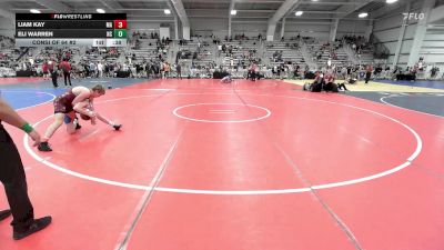 132 lbs Consi Of 64 #2 - Liam Kay, MA vs Eli Warren, NC