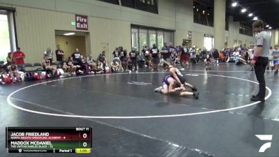 100 lbs Round 4 (6 Team) - Maddox McDaniel, The Untouchables Black vs Jacob Friedland, North Desoto Wrestling Academy