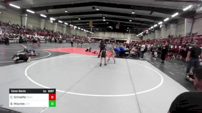 69 lbs Consolation - Coltyn Schaefer, Southwest Hammers vs Bryson Maynes, Little Warriors