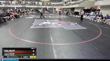 152 lbs Finals (8 Team) - Zach Malin, LaCrosse Aquinas vs Cael Miller, Washington