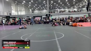 68 lbs Round 7 (8 Team) - Israel Gonzalez, Backyard Brawlers vs Kaiden Crowley, Journeymen