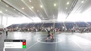 65 lbs Quarterfinal - Xadrian Brown, Grindhouse WC West vs Liam Guzman, Other Team