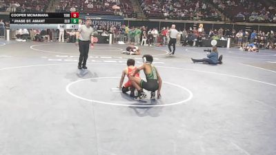 D 1 113 lbs Cons. Round 4 - Jhase St. Amant, Slidell vs Cooper Mcnamara, Terrebonne