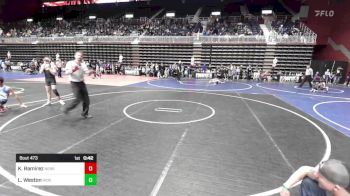 130 lbs Consi Of 4 - Kael Ramirez, Nebraska Elite vs Leo Weston, Ridge WC