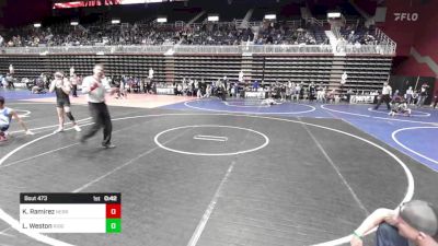 130 lbs Consi Of 4 - Kael Ramirez, Nebraska Elite vs Leo Weston, Ridge WC