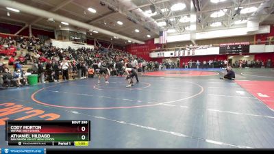 146 lbs Cons. Round 1 - Cody Morton, Vintage High School vs Athaniel Hildago, San Ramon Valley High School