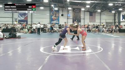 120 lbs Rr Rnd 3 - Emma Penna, Become The Bull vs Peyton Cock, Team Nebraska
