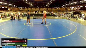 Round 2 - John Gill, Woodland Wrestling vs Wilkinson Sejour, Mater Lakes