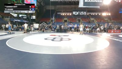 150 lbs Cons. Rd Of 32 - Gunner Butt, Indiana vs Ty Adams, Idaho