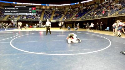117 lbs Consy 2 - Xander Insley, Littlestown vs Alden Rockacy, Pine Richland