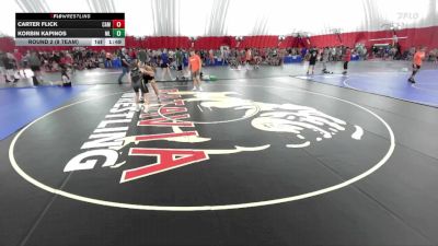 157 lbs Round 2 (8 Team) - Carter Flick, Cameron vs Korbin Kapinos, Mille Lacs