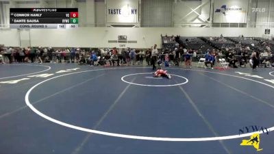 81 lbs Cons. Round 5 - Connor Hanly, VHW Club vs Dante Sausa, Brockport Youth Wrestling Club