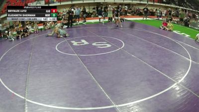 135 lbs Semis - Brynlee Lutz, Alaska vs Elizabeth Sherman, Montana