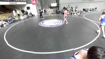 100 lbs Jayson Sanchez, MDWA - Mount Diablo Wrestling Association vs Abel Vasquez, SDIKWA - San Diego-Imperial Kids Wrestling Association