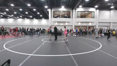 130 lbs Cons. Quarters - Naura Simison, Queen City Grappling vs Arianna Garcia, Gladiator Wrestling