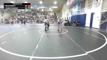 100 lbs Champ. Round 3 - Selah Beatty, Newport Harbor vs Jasmin Figueroa, JW North