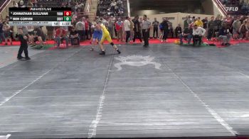 200_B lbs Semifinal - Johnathan Sullivan, Youngsville vs Ben Corvin, Southmoreland