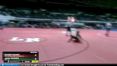 190 lbs Semis (4 Team) - Aiden Manning, Cox vs Hayden Moaney, Delaware Military Acad (DE)