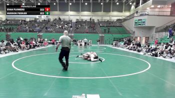 150 lbs 2nd Wrestleback (16 Team) - Evan Flowers, Colquitt County vs Hudson Fiddler, Mill Creek