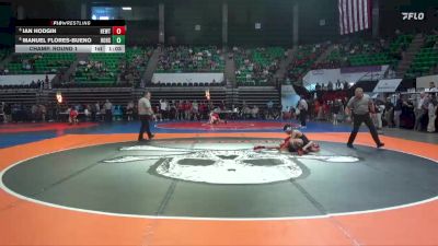 7A 126 lbs Champ. Round 1 - Manuel Flores-bueno, Hoover vs Ian Hodgin, Hewitt-Trussville