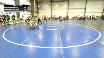 140 lbs Round 3 (12pm Friday) - Grayson Hostetter, PA USA vs Matthew Marenco, Maryland Gold