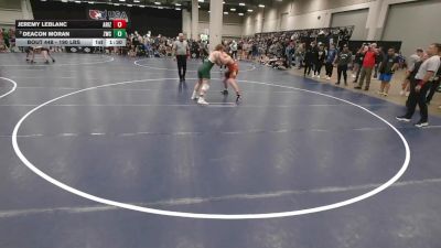 190 lbs Semis - Deacon Moran, Zumwalt Wrestling Club vs Jeremy LeBlanc, Arizona