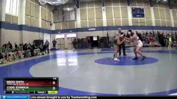 170 lbs Placement Matches (8 Team) - Codei Khawaja, Floyd Central vs Brodi Smith, Terre Haute South